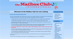 Desktop Screenshot of mailboxclub.com